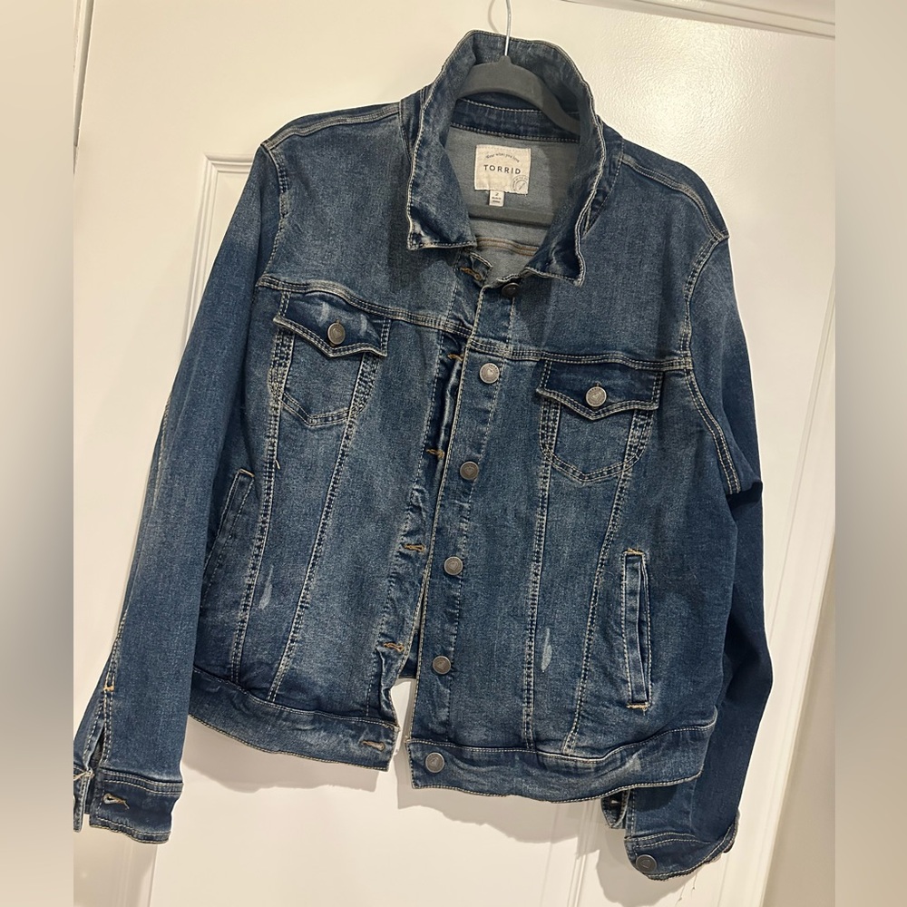 Torrid Dark Blue Denim Jacket